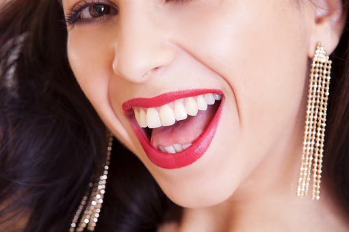 Lady smiling